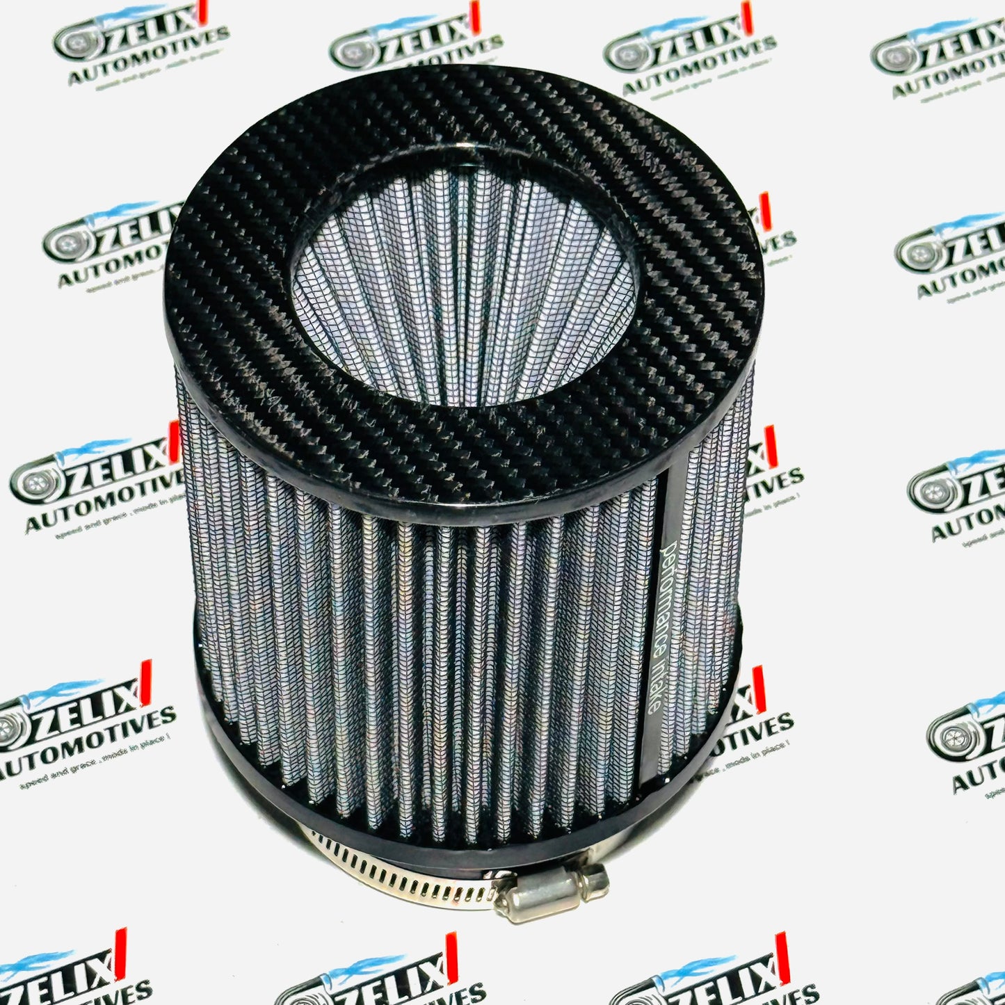 Carbon Fiber Air Intake High-Performance | Universal 90mm Inlet