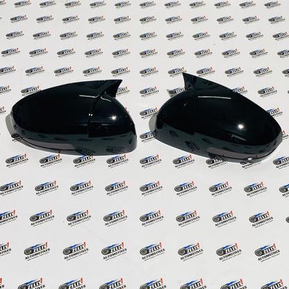 Grand Vitara and Toyota Hyryder Batman Style Mirror Covers | Aftermarket Glossy Black/Carbon Finish
