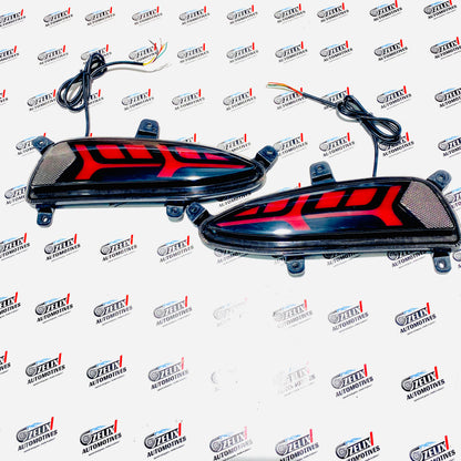 Hyundai i20 Elite LED Reflector Lights | Matrix Style Rear Bumper Lamp (2018+)