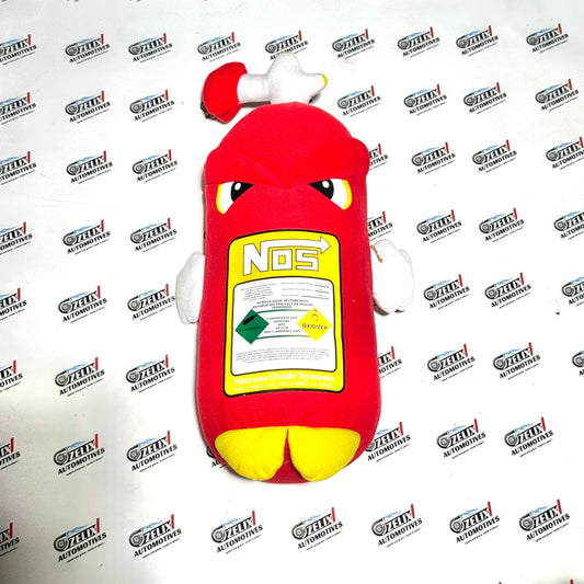 NOS Nitrous Bottle Pillow | Premium Car-Themed Decorative Cushion