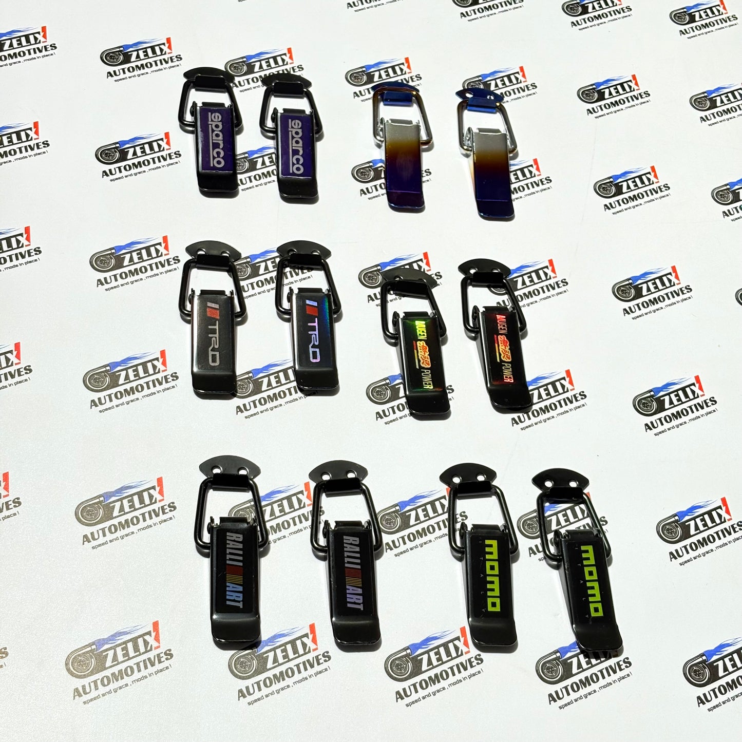 Universal  Bumper Clips | Premium Aluminium  Built in Multiple Colour Options