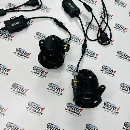 MaxVision Mini LED Fog Lights | Dual Color High Intelligent Lamps