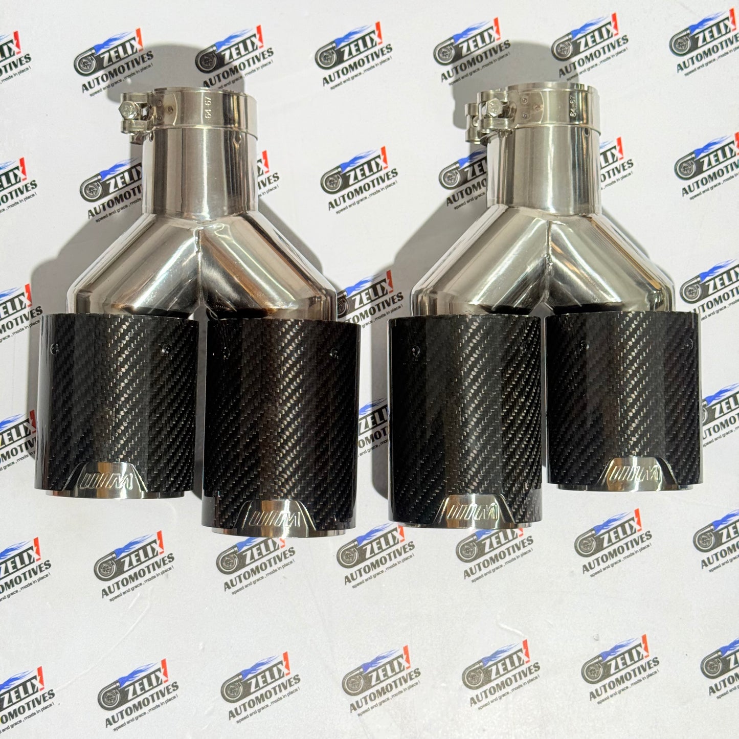 Dual Exhaust Tip BMW M-Style | Universal Fit Sporty Rear Upgrade
