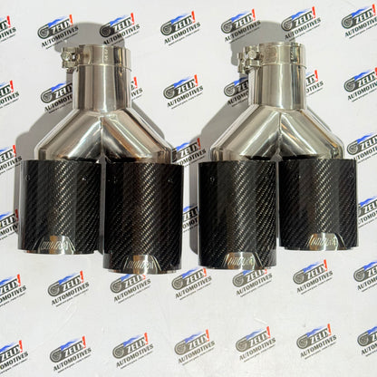 Dual Exhaust Tip BMW M-Style | Universal Fit Sporty Rear Upgrade