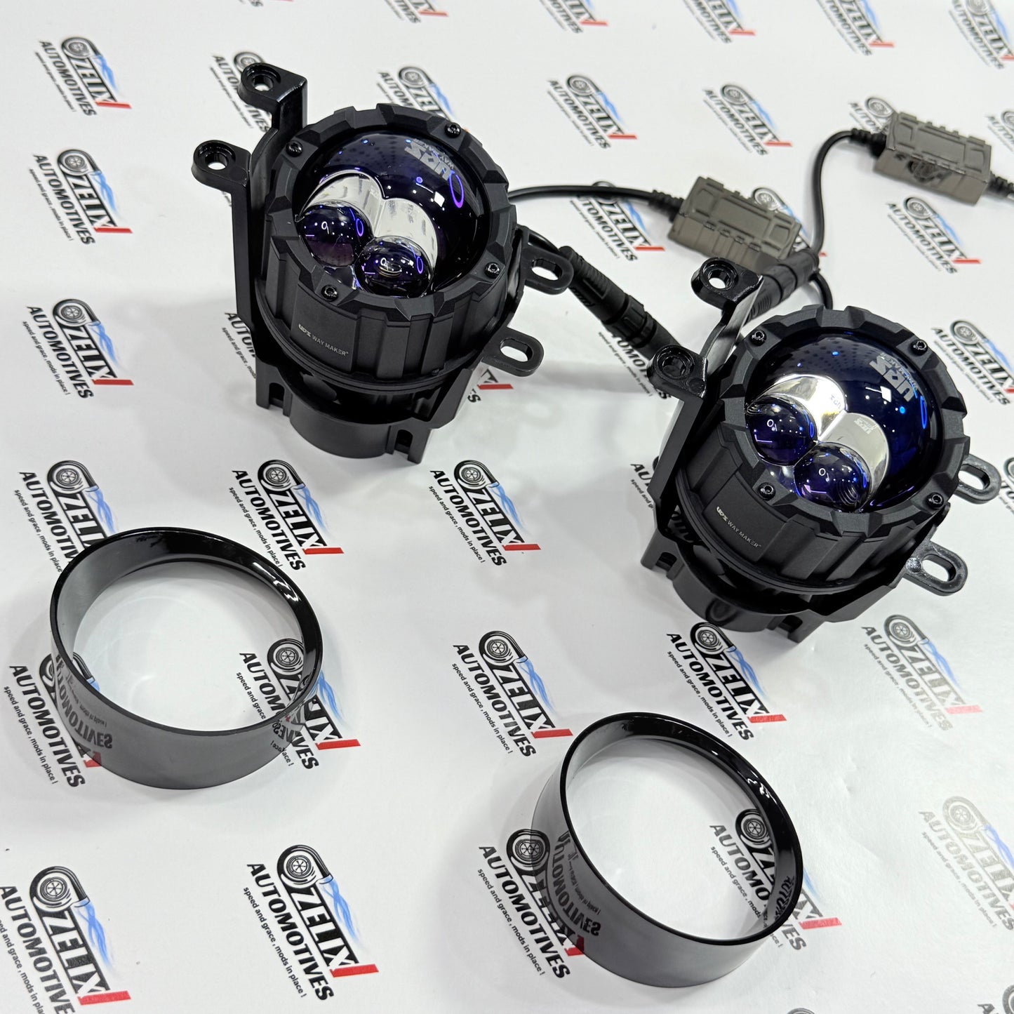UPS Way Maker F75 Pro Bi-LED Projector Fog Lamp | Universal Aftermarket