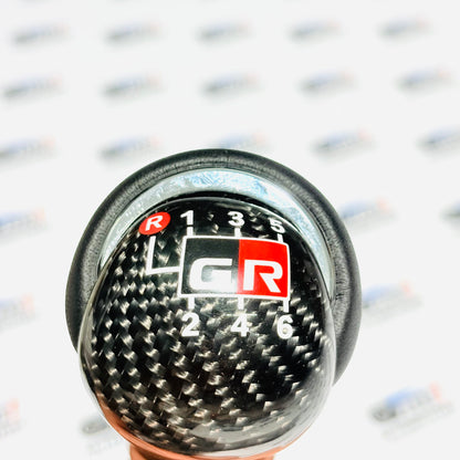 GR-Sports Gear Knob for Toyota Fortuner and Hilux | Original-Carbon Fiber Finish