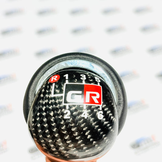 GR-Sports Gear Knob for Toyota Fortuner and Hilux | Original-Carbon Fiber Finish