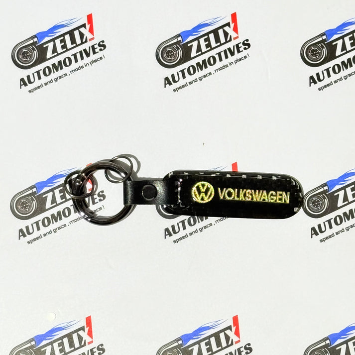 Vr6 Key Chain Volkswagen Carbon Finish Premium Keychain R-Line WRC – Zelix Automotives