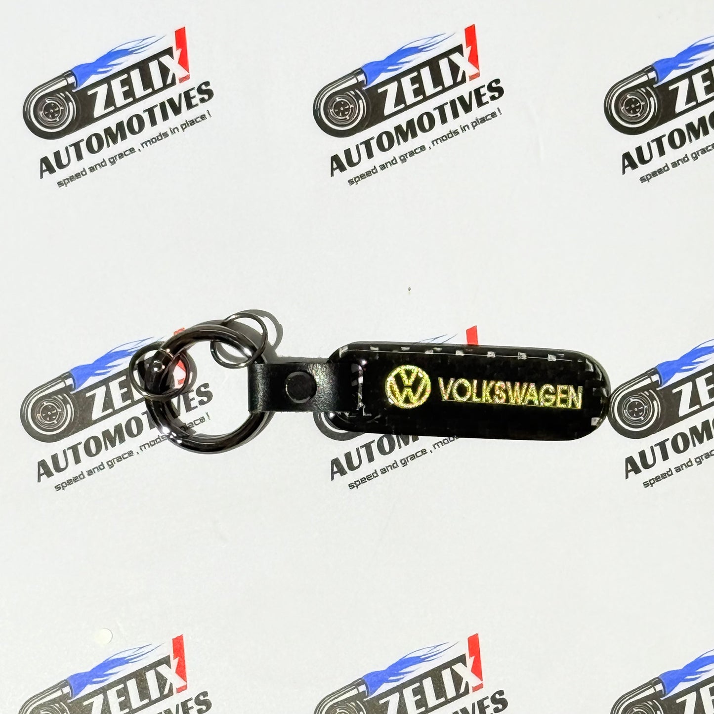 Volkswagen Carbon Finish  Keychains | Premium Sport Design