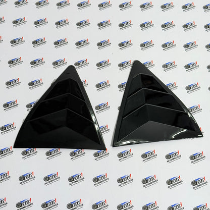 Skoda Octavia Window Louvers Glossy black Finish | Compatible with 2020+ Models