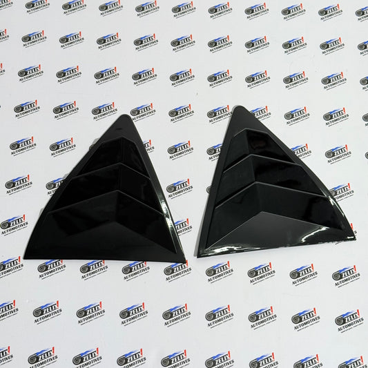 Skoda Octavia Window Louvers Glossy black Finish | Compatible with 2020+ Models