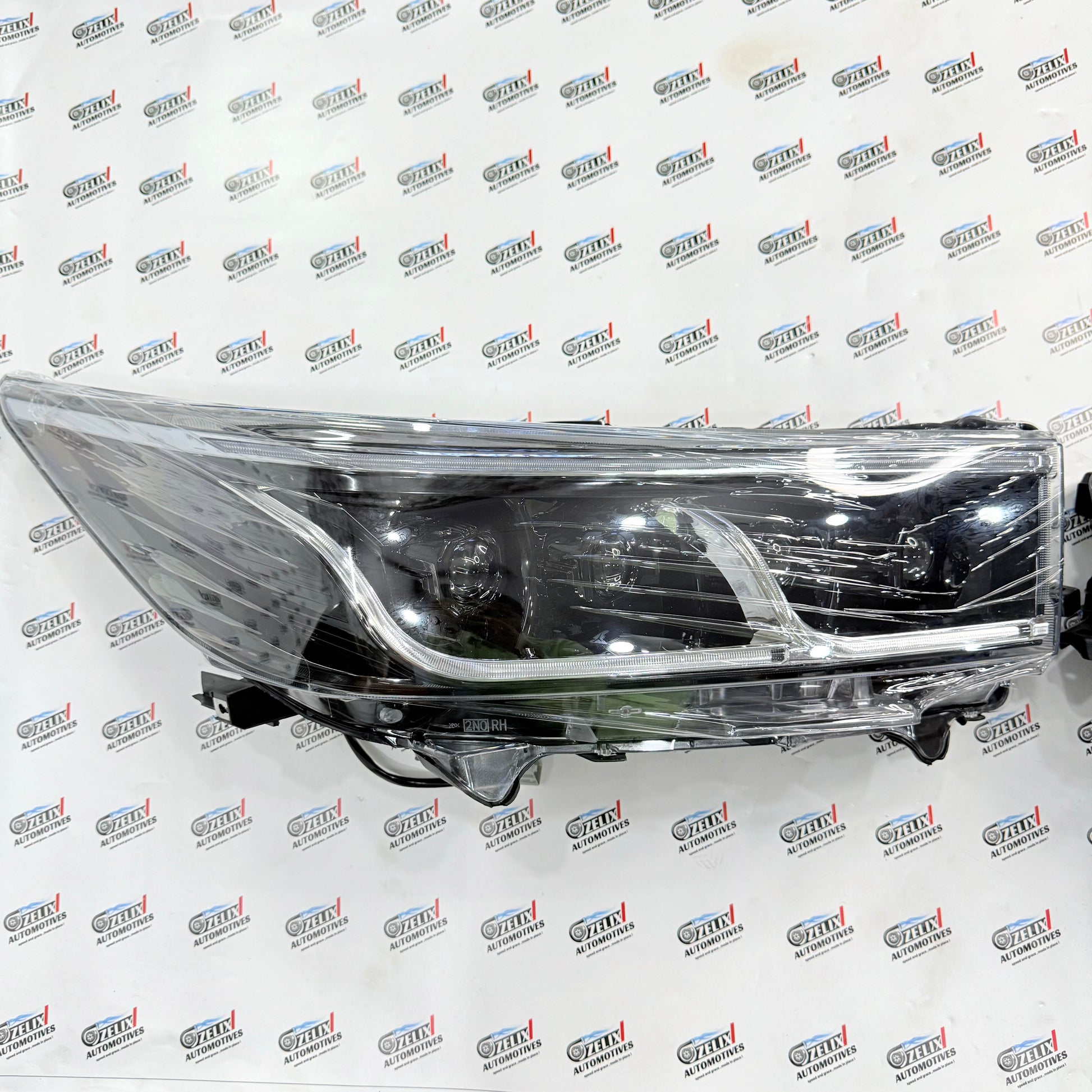Innova Crysta Buggati Style Headlights | Aftermarket Car LED Headlamp Set.