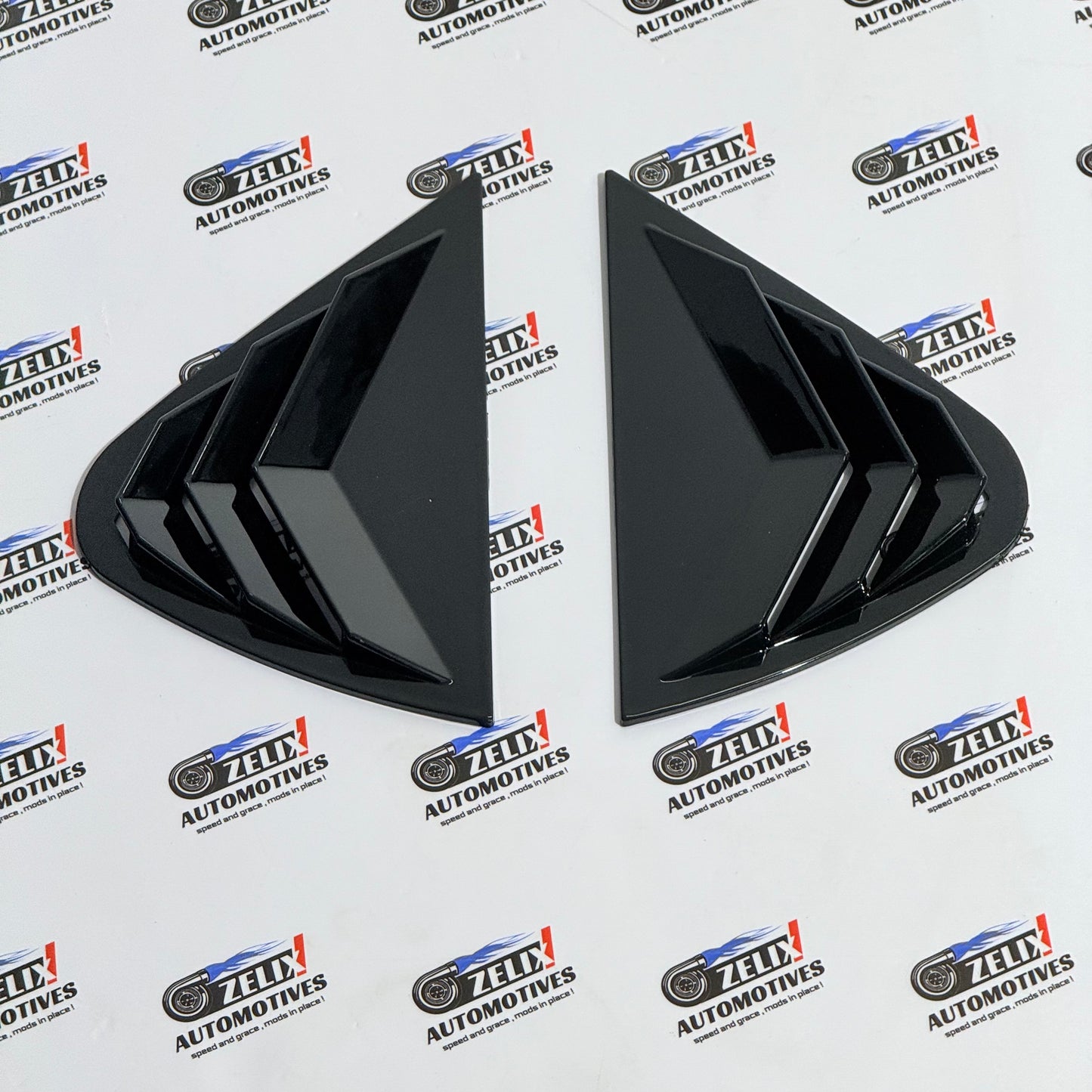 Skoda Superb Window Louvers Glossy Black | Compatible with 2015+ Models