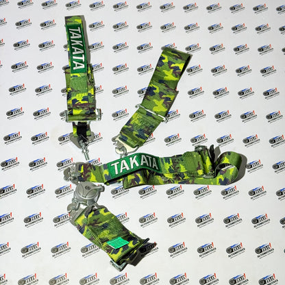 TAKATA 4-Point Racing Seat Belt | Premium Camouflage Edition