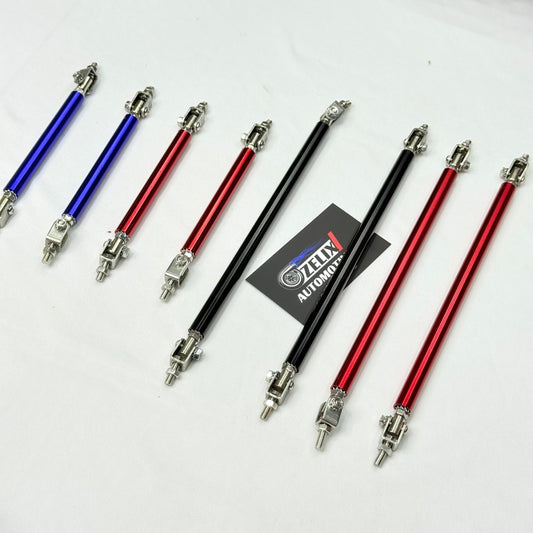 Universal Adjustable Front Splitter Support Rods | Aftermarket Bumper Strut Bars