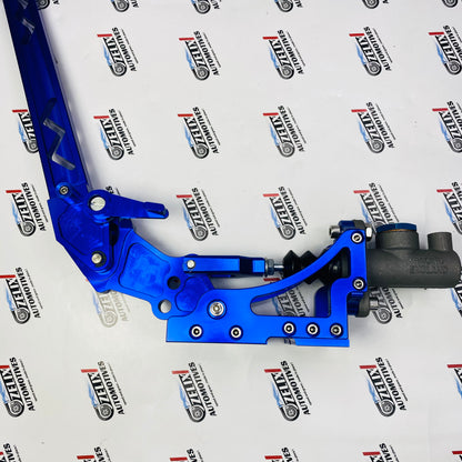 Blue anodized BlueStrike hydraulic Drifting handbrake 

