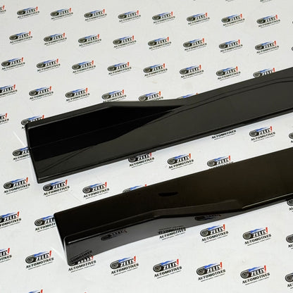 Universal  Long Side Skirts Set Of-2 | Glossy Black Finish