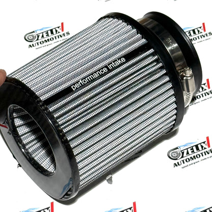 Carbon Fiber Air Intake High-Performance | Universal 90mm Inlet