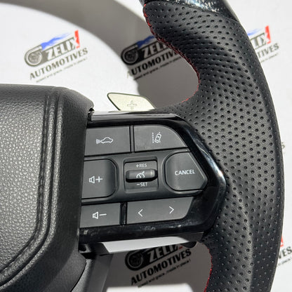 Toyota Fortuner Steering Wheel  GR Sport Style | Aftermarket Carbon Fiber Finish
