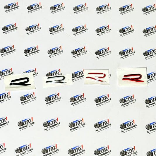R-Logo Sticker Premium finish with crisp edges | Multiple Colour Options