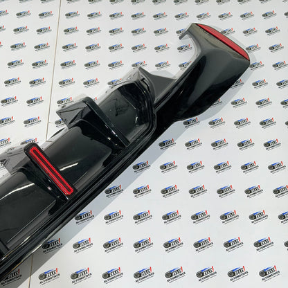 Diffuser with F1-Style LED Light Compatible with BMW 5-Series G30