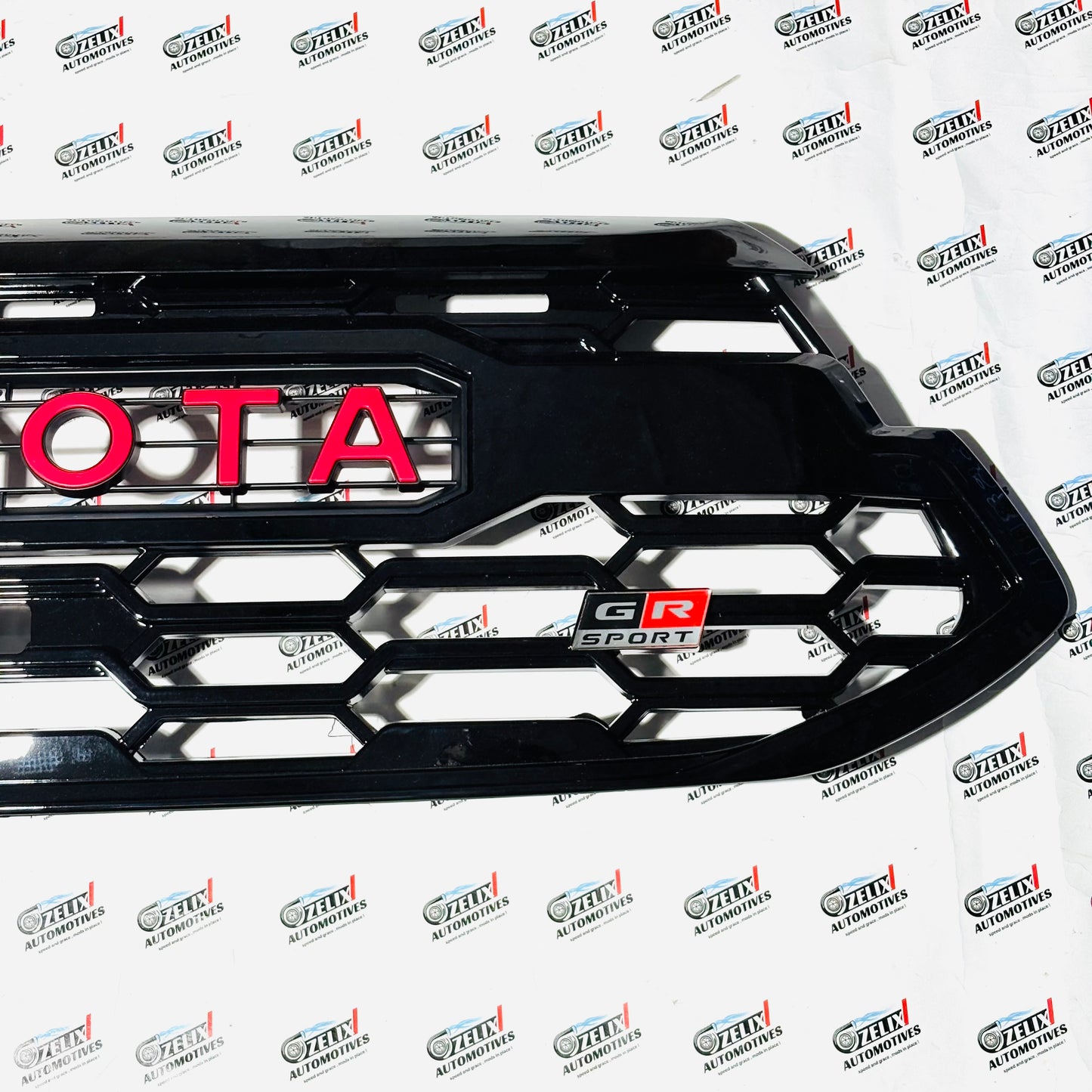 Toyota Hycross GR-Sport Front Grille | Premium ABS | Gloss Black Finish