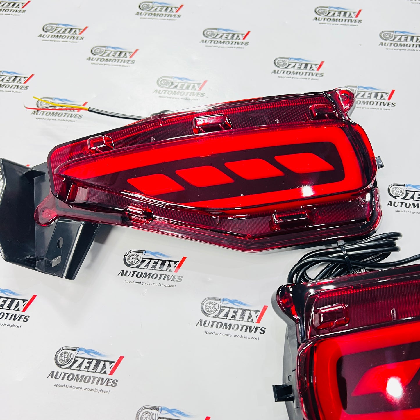 Fortuner LED Reflector Lights | Aftermarket Brake And Running Light