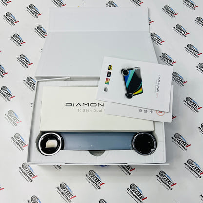 Diamond 2K 10.36 Inch Car Android Stereo | Dual Knobs Universal Aftermarket Multimedia System