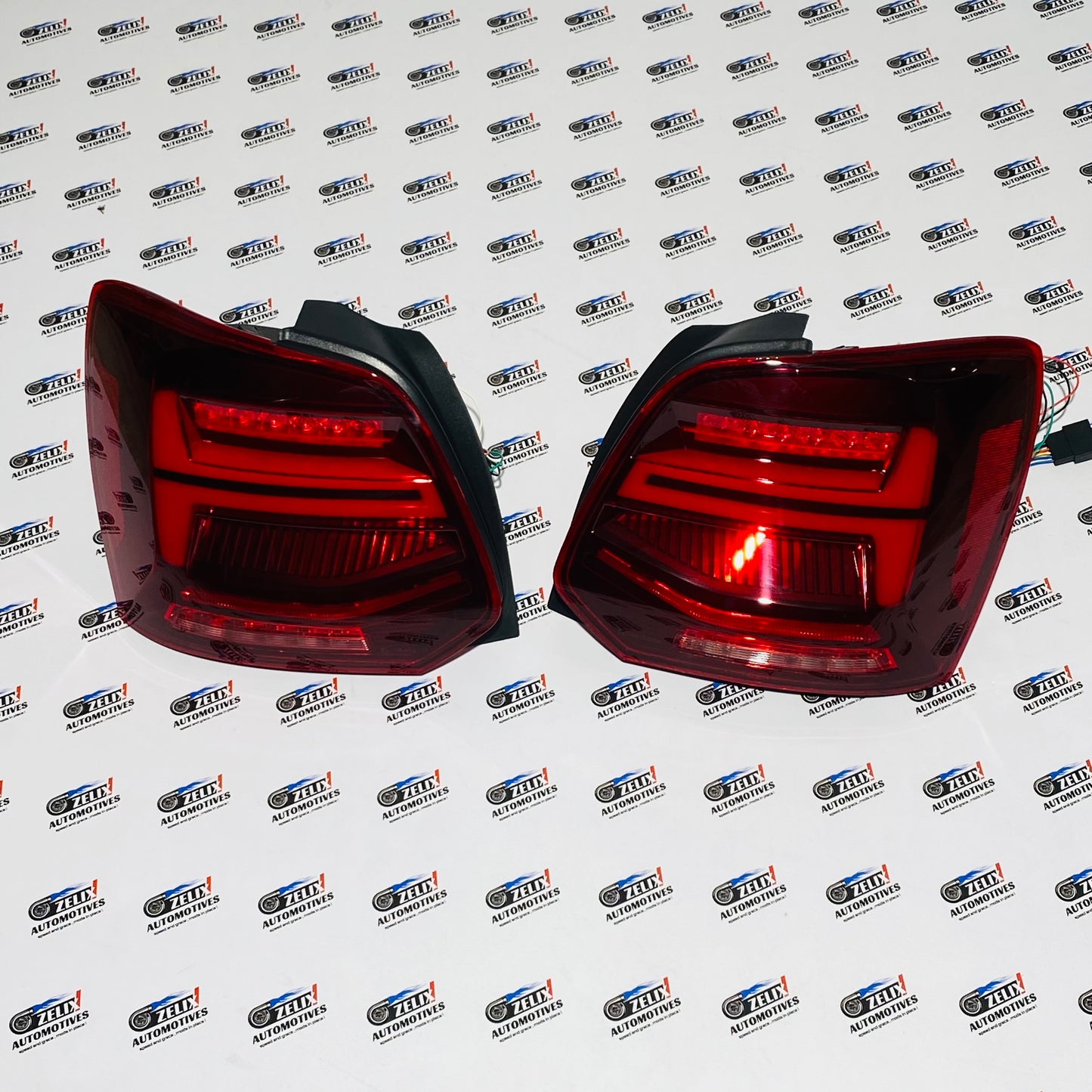 Volkswagen Polo Audi-Q2 Style LED Tail Lights | Aftermarket