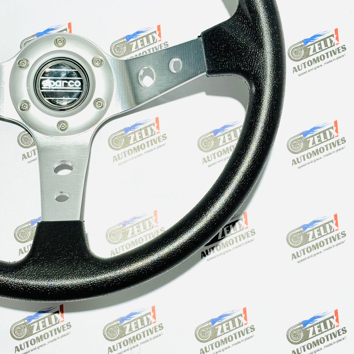 SPARCO Deep Dish 14-Inch Steering Wheel | Universal Racing Performance Design