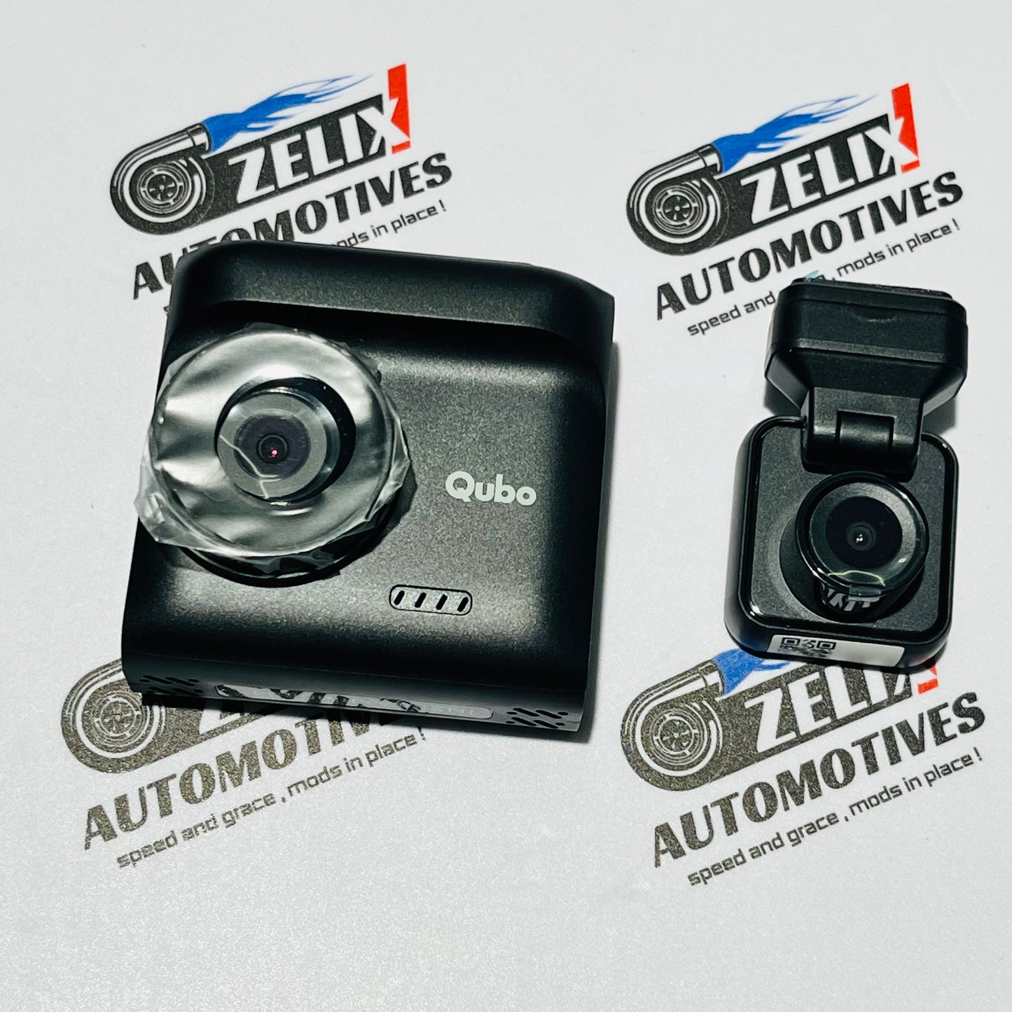 Qubo Dashcam Pro 2.7K with Rear Camera N-Series | Dual Dash cam system with QHD+ Resolution