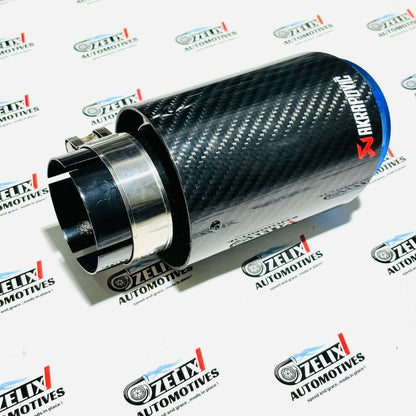 Akrapovic Single Exhaust Tip | Carbon Fiber Finish with New Outlet Design