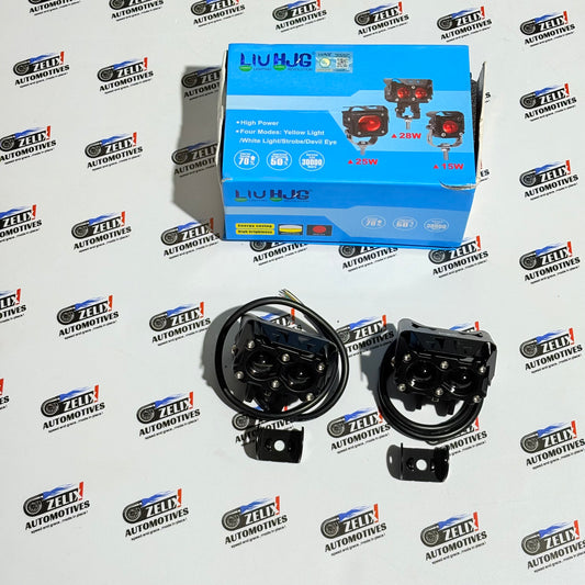 HJG 28W Mini Auxiliary LED Lamps | Compact High-Brightness Lights