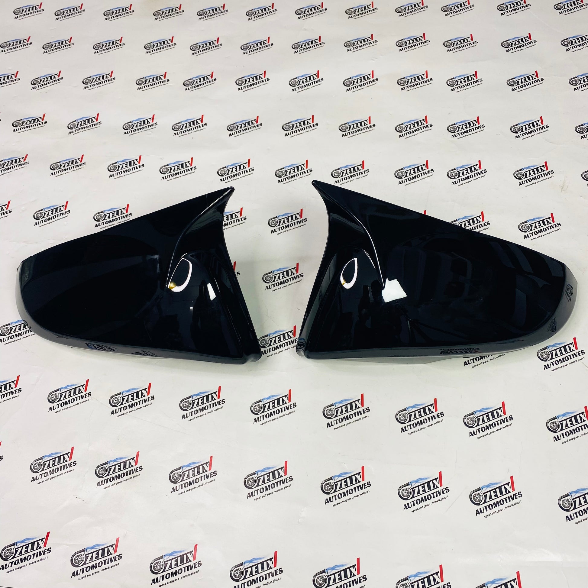 Batman style mirror covers for Toyota