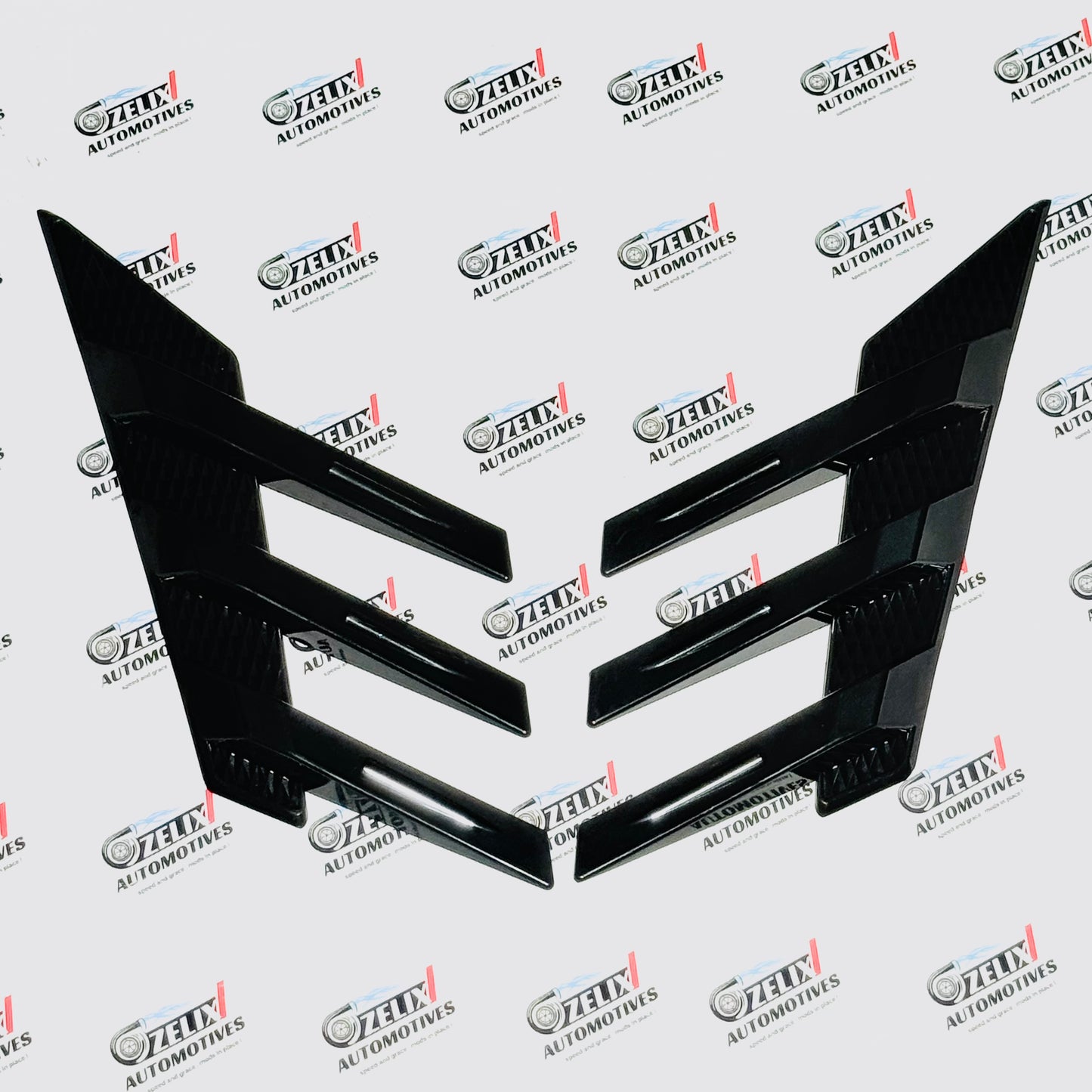 Rear Windshield Spoiler Fins | Universal Fit with Colors Options