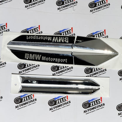 Fender Emblems Kit | Extra Design Side Badges (Set of 2) Compatible with VAG Cars