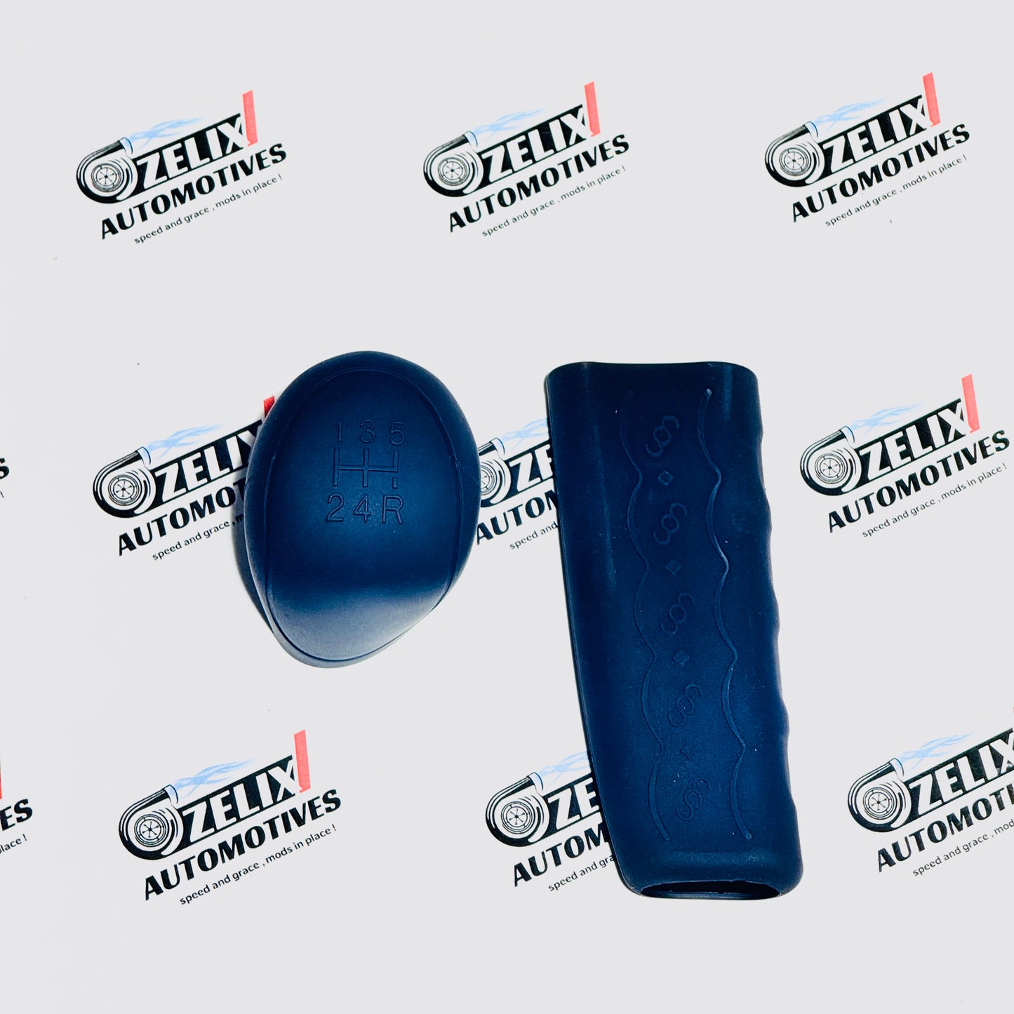 Silicone Gear Knob and Handbrake Covers | Universal Fit  Sold as Set