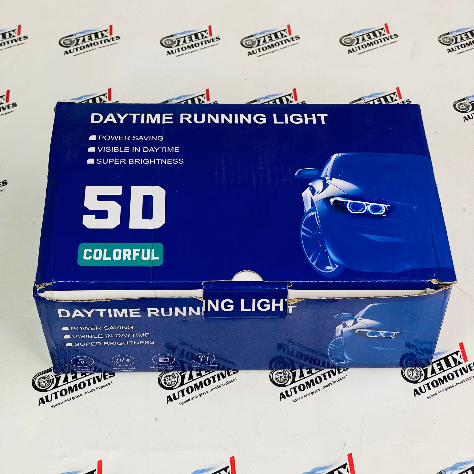 5D colorful LED daytime running lights super bright DRL kit 