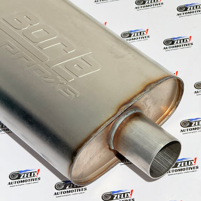Borla ProXS Resonator | High-Performance Oval & Flat Stainless Steel Silencer