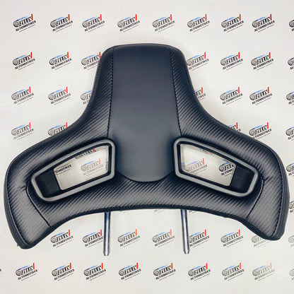 Racing-Style Car Seat Headrest Pillow – Universal Adjustable & Detachable