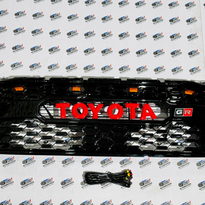 Toyota Hycross GR-Sport Front Grille | With Grill Lights