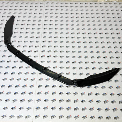 Skoda Octavia MK3 4-Fin Front Splitter | Premium Glossy Black Finish Compatible with (2016–2020)