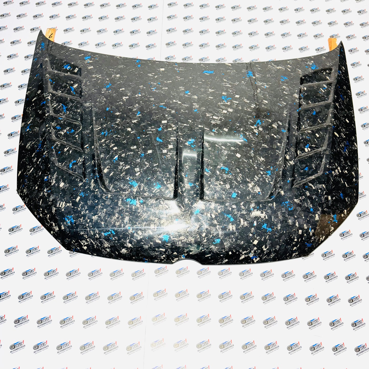 VW Polo Blue Forged Carbon Fibre Hood | Original Carbon Premium Upgrade