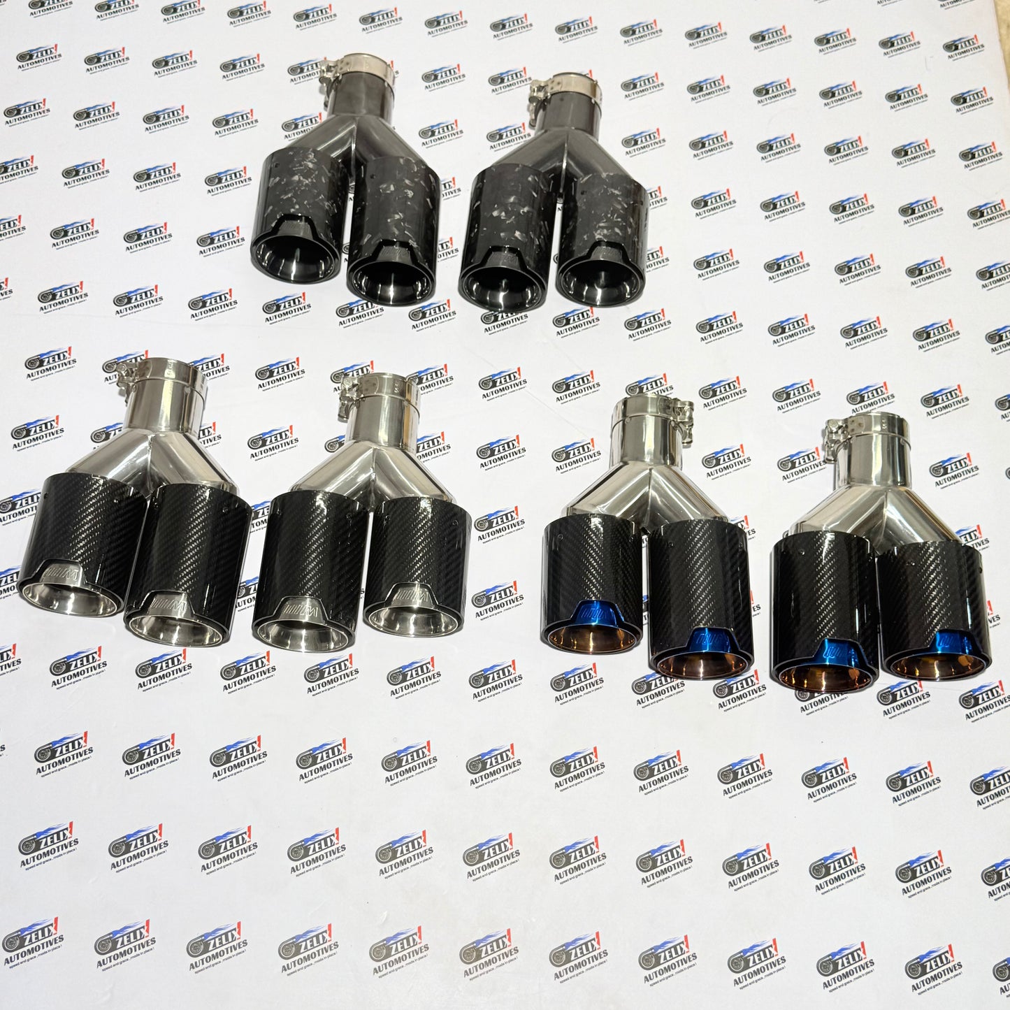 Dual Exhaust Tip BMW M-Style | Universal Fit Sporty Rear Upgrade