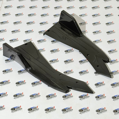 Fish Cut Rear Splitter Set of 2 | Universal Fit