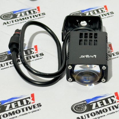 HJG Mini Driving Auxiliary Lights | Dual-Color with Red Devil Eye