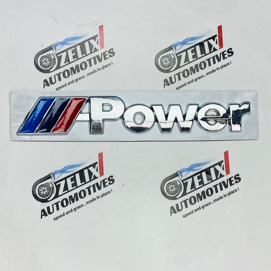 M-POWER 3D metal sticker for cars and bikes