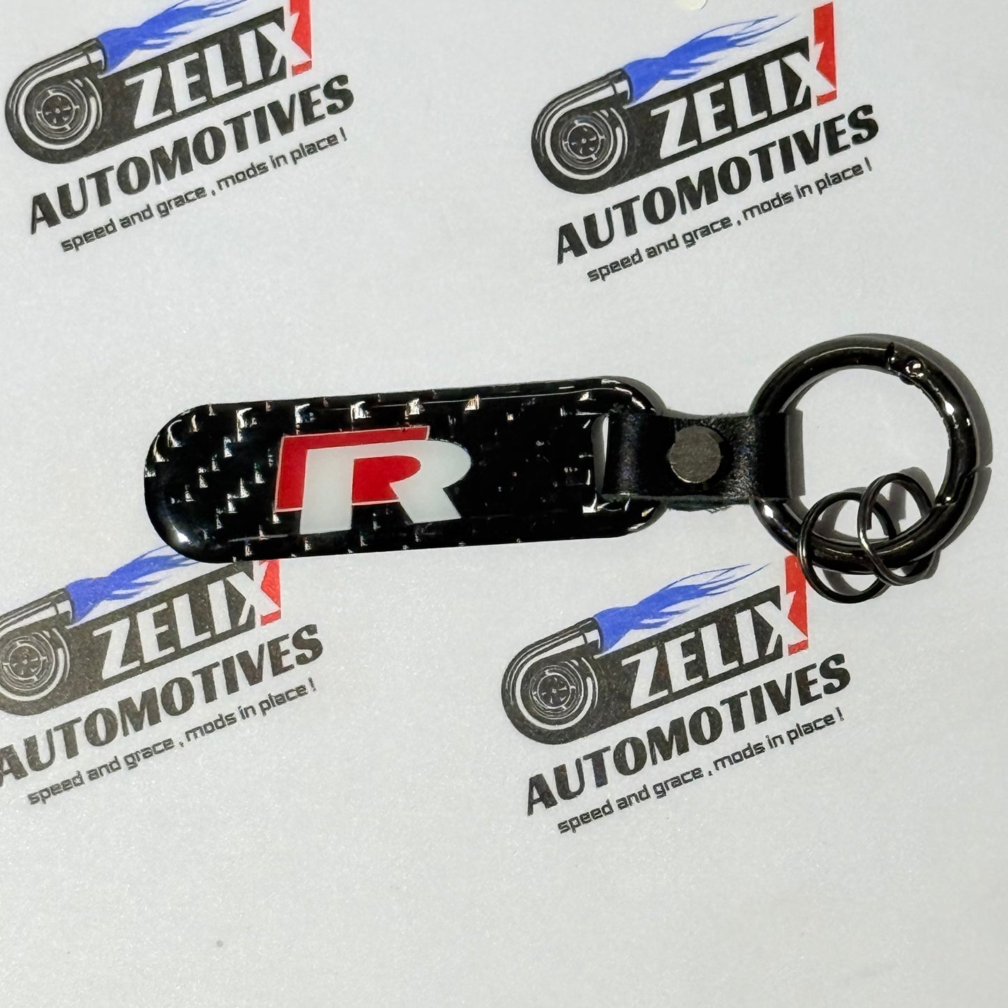 Volkswagen Carbon Finish  Keychains | Premium Sport Design