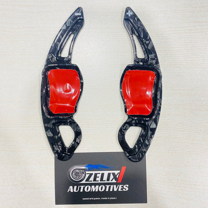 Forged Carbon Paddle Shifter Extenders | Volkswagen Polo (2010 Onwards)