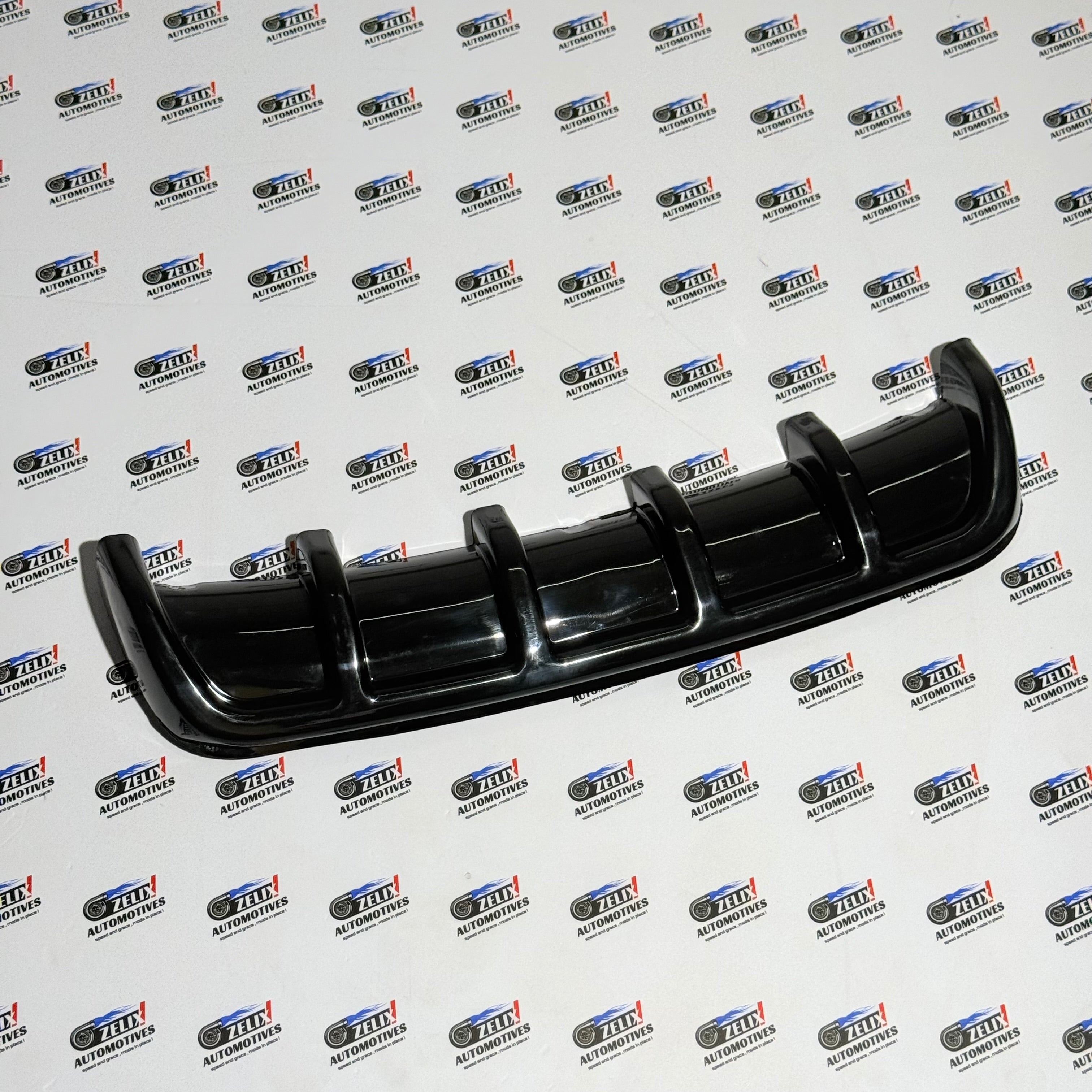 Universal 6-Fin Rear Diffuser | Enhance Rear Styling – Zelix